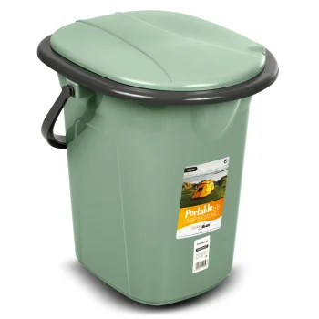 GreenBlue GB320GG portatīvā tualete, zaļa/pelēka