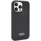 Чехол Audi для iPhone 14 Pro Max Silicone Case, черный