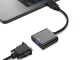 HDMI uz VGA adapteris, melns