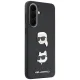 Чехол Karl Lagerfeld Karl & Choupette Heads Pins & Logo для Samsung Galaxy A57 5G, черный