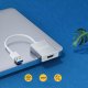Orico UTH USB-A 3.0 uz HDMI adapteris, sudraba