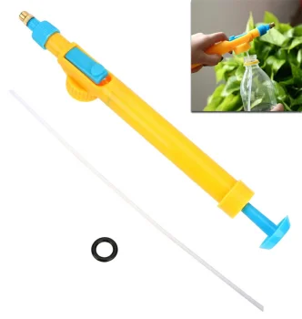 Universal Bottle Top Pressure Sprayer with Brass Nozzle AG258B, Yellow