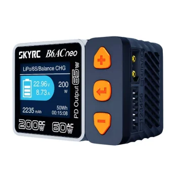 SkyRC B6AC Neo akumulatoru lādētājs SK-100200, melns