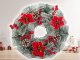 Christmas Decorative Wreath for Door / Wall, 20 cm