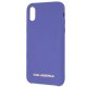 Karl Lagerfeld Silicone Case for iPhone X / Xs, Purple