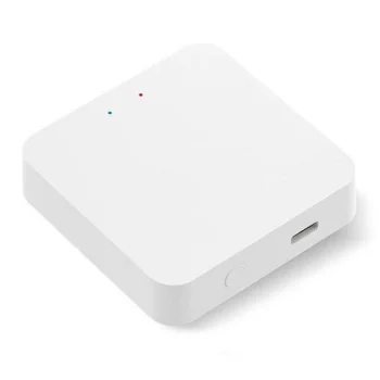 Tuya viedās durvju slēdzenes vārteja, Wi-Fi un Bluetooth, balta