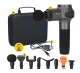 Массажный пистолет 4Fizjo 1198 Massage Gun Active, 30 Вт, 8 насадок
