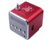 Portable Wireless Speaker with FM Radio and Bluetooth, Red