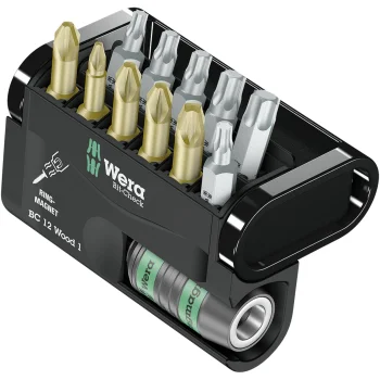 Набор бит Wera Bit-Check 12 Wood 1 по дереву, 12 предм.