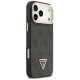 Guess 4G PU Triangle Logo & Stand Camera Magsafe Phone Case Cover iPhone 17 Pro Max - Black