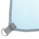 Пляжный коврик антипесок XXL 200x200см, синий