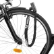 Wozinsky WZR-K2 velosipēda ķēdes slēdzene ar atslēgu, melna