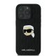 Apple iPhone 16 Pro Max 6.9\" Karl Lagerfeld Monogram Karl Head Pin Case Cover, Black | Telefona Maciņš Vāks Apvalks...