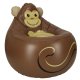 Indoor Outdoor Inflatable Bean Bag Chair Air Sofa, Monkey