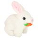Interactive Plush Bunny with Carrot and Carrier Basket KX3153