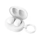 Беспроводные TWS наушники 3mk FlowBuds 6.0 с клипсой, Bluetooth 6.0, белый