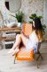 Akupresūras paklājiņš akupunktūras masāžas adatu paklājs Kuznecova aplikators Relax Oranžs | Acupressure...