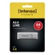 USB-флешка Intenso Alu Line 64 ГБ USB 2.0, серебристая