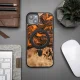 Bewood iPhone 15 Plus vāciņš Unique Orange koka un sveķu, oranžs/melns