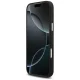 Чехол Guess Glitter Triangle Logo MagSafe для iPhone 17/18 Pro Max, черный