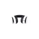 Fantec SHP-3 Stereo Headphones with Microphone, Black/White