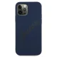 Guess iPhone 12 / 12 Pro чехол Silicone Vintage Script, синий