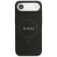 Чехол Guess Saffiano Classic Logo MagSafe для iPhone Air Black