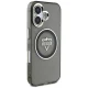 Guess IML Metal Mountain Logo MagSafe vāciņš iPhone 16 Melns