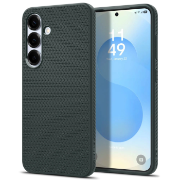 Samsung Galaxy S25 ( SM-S931 ) Spigen Liquid Air TPU Case Cover, Green | Чехол Кейс Кабура Бампер...