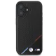 BMW M Perforated Tricolor Line MagSafe Case for iPhone 16 - black