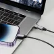 Tech-Protect UltraBoost USB-A (M) uz USB-C (F) pāreja, melna