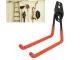 Double Wall Hook Holder for Tools and Bicycle, Black/Red