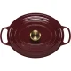 Овальная кастрюля-жаровня Le Creuset Signature 31 см, garnet