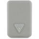 Guess Grained Triangle ārējā baterija ar MagSafe 5000mAh 15W USB‑C – bēša