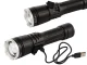 Bailong A52 taktiskais militārais lukturis ar LED CREE XHP160, Zoom un Power Bank