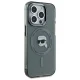Чехол Karl Lagerfeld для iPhone 15 Pro Max IML Metal Karl Head MagSafe, черный