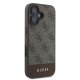Чехол Guess 4G Bottom Stripe для iPhone 16 - Коричневый