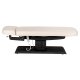 Electric SPA Bed Sillon Relax Massage Table, cream with black base