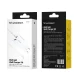 Сетевое зарядное устройство Wozinsky GaN 65W, 2x USB-C/USB-A + кабель, белое