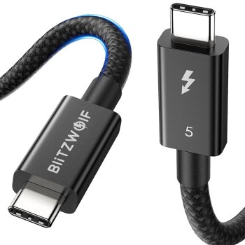 USB-C to USB-C Cable BlitzWolf BW-HDC8 240W 0.5m Black