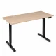 ModernHome elektriski regulējams galds 120x60 cm 72-118 cm, gaišs ozols