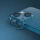 Защитное стекло на камеру Etteri для iPhone 13 / 13 Mini, синее
