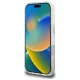 Guess Resin Gradient Glitter MagSafe vāciņš iPhone 16 Pro, sudraba