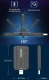 Wi-Fi USB-адаптер 5374Mbps, Tri-Band 2.4GHz, 5GHz, 6GHz, USB 3.0, черный