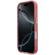 Чехол Guess IML Glitter Blossom Roses для iPhone 17/18 Pro Max, MagSafe, бордовый