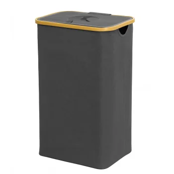 Gotel Multifunctional Laundry and Storage Basket, 100L, Grey