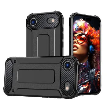 Гибридный защитный чехол для iPhone 17 Air - Черный