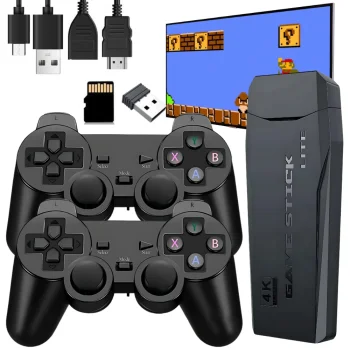Ретро игровая приставка 20000 игр с 2 беспроводными джойстиками, HDMI...