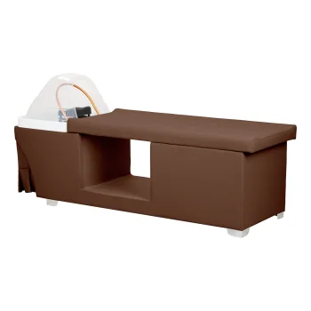 Frizētavas izlietne ar kušeti Head Spa Gabbiano Maldives, brūna