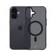 3mk iPhone 17 Case Smoke MagCase, Black Semi-Transparent